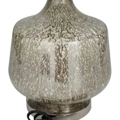 Linen Table Lamp With Faux Mercury Glass Finish Silver - Olivia & May -Adesso Sales Store GUEST 984bb99c 7131 483e bedd 8dcdcae5851d
