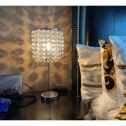 20.25" Deco Glam Table Lamp Silver - Ore International -Adesso Sales Store GUEST 99f0f209 3599 4841 8c69 72a9d9e67a62