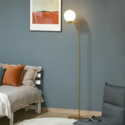HOMCOM Metal Floor Lamp, Standing Light With 350° Adjustable Lampshade For Living Room, Bedroom, Office -Adesso Sales Store GUEST 9c54b8aa 2fa8 4b7d 8536 473445a25341