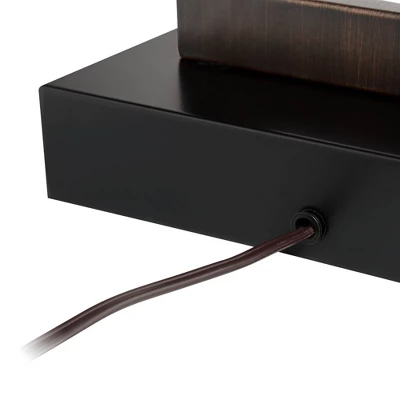 360 Lighting Todd Modern Table Lamps 30" Tall Set Of 2 Bronze With USB And AC Power Outlet In Base Oatmeal Shade For Bedroom Living Room Bedside Desk 7 360 Lighting Todd Modern Table Lamps 30" Tall Set Of 2 Bronze With USB And AC Power Outlet In Base Oatmeal Shade For Bedroom Living Room Bedside Desk - Image 7