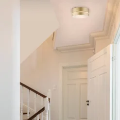 Globe Electric Aurora 2-Light Soft Gold Flush Mount Ceiling Light With Inner Frosted Shade - Novogratz X Globe -Adesso Sales Store GUEST a0ac0c36 2330 4533 8ea9 04b6a13215f6