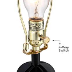 360 Lighting Marcel Industrial Table Lamps 24 1/4" High Set Of 2 Black With USB Charging Port And Nightlight LED Cream Shade For Bedroom Bedside Desk 9 360 Lighting Marcel Industrial Table Lamps 24 1/4" High Set Of 2 Black With USB Charging Port And Nightlight LED Cream Shade For Bedroom Bedside Desk -Adesso Sales Store GUEST a2307e8f 3faf 448c a0fd 7ffba43a7510 1