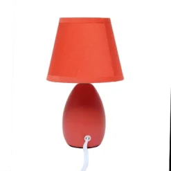 9.45" Petite Ceramic Oblong Bedside Table Desk Lamp With Matching Tapered Drum Shade Orange - Creekwood Home 17 9.45" Petite Ceramic Oblong Bedside Table Desk Lamp With Matching Tapered Drum Shade Orange - Creekwood Home -Adesso Sales Store GUEST a3b97f0a f307 497a 919d 6bb40c471255