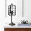 20" Metal Odette Industrial Table Lamp (Includes Light Bulb) Black - JONATHAN Y