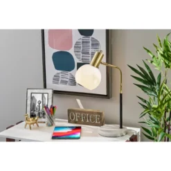 Corbin Desk Lamp Antique Brass Black - Adesso -Adesso Sales Store GUEST a71e7651 98c7 4caf 8fae f1f4c2cbc201
