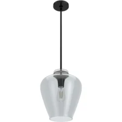 1-Light Vidria Pendant Matte Black - Hunter Fan -Adesso Sales Store GUEST a7c8cde1 ced4 4bce b35b 1d92e36a7178