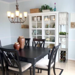 Etagere Organizer Storage Shelf Floor Lamp With Linen Shade Gray - Simple Designs -Adesso Sales Store GUEST a854bc15 07af 4dce 8df6 8ed4ae7eab46