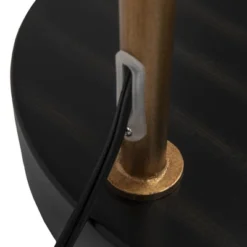 Metal And Wood Floor Lamp With Glass Globe Shade Gold - Storied Home -Adesso Sales Store GUEST a8a11792 1166 407a aa0b dc414ec686b8