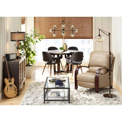 Franklin Iron Works Hunter Modern Rustic Farmhouse Table Lamp 29 3/4" Tall Cherry Wood Bronze Metal Double Drum Shade For Bedroom Living Room House 7 Franklin Iron Works Hunter Modern Rustic Farmhouse Table Lamp 29 3/4" Tall Cherry Wood Bronze Metal Double Drum Shade For Bedroom Living Room House - Image 7