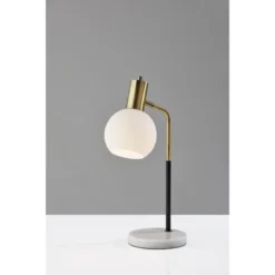 Corbin Desk Lamp Antique Brass Black - Adesso -Adesso Sales Store GUEST a9923c4c 07bd 4d1a 9b51 88a84d32a3ee