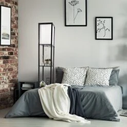 Hastings Home Floor Lamp – Etagere Style Standing Light With 3 Tiers Of Storage Shelving, Black -Adesso Sales Store GUEST a9e40df6 df53 4ad0 8c6c b93cc4f15c17