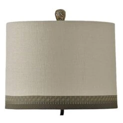 Kolkata Table Lamp Silver - StyleCraft