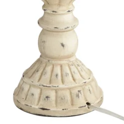 John Timberland Trinidad Country Cottage Table Lamps 26 1/2" High Set Of 2 Antique White Candlestick Rattan Tapered Drum Shade For Bedroom Living Room -Adesso Sales Store GUEST ac9ff5f4 4c88 462c 921d 9966d2115e92