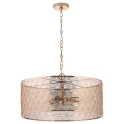 18.25" Roxsie Nickel Semi-Flush Mount Ceiling Fixture - River Of Goods -Adesso Sales Store GUEST accad522 312e 457d b59b 606343f24c55