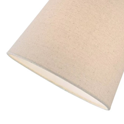 360 Lighting Modern Floor Lamp 56" Tall Dark Bronze Twin Arm Adjustable Gooseneck Neutral Cotton Drum Shade For Living Room Reading Bedroom 2 360 Lighting Modern Floor Lamp 56" Tall Dark Bronze Twin Arm Adjustable Gooseneck Neutral Cotton Drum Shade For Living Room Reading Bedroom - Image 2