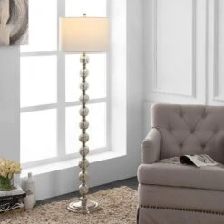 Cace Floor Lamp - Nickel/Ivory - Safavieh 5 Cace Floor Lamp - Nickel/Ivory - Safavieh -Adesso Sales Store GUEST b6f9f265 aa39 49c2 9b50 3ab4d656fa9b