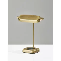 Radley Charge Desk Lamp With Smart Switch Antique Brass (Includes LED Light Bulb) - Adesso -Adesso Sales Store GUEST b8c4ff06 b0a3 40fa 864c 12f053384d0b