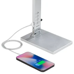 360 Lighting Jett Modern Desk Lamp 16 1/2" High Silver With USB Port And Nightlight LED Dimmer Touch On Off For Bedroom Bedside Nightstand Family Home 10 360 Lighting Jett Modern Desk Lamp 16 1/2" High Silver With USB Port And Nightlight LED Dimmer Touch On Off For Bedroom Bedside Nightstand Family Home -Adesso Sales Store GUEST b98e5965 67aa 48d5 b6e1 56cbc8d01f16