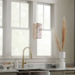 6" 1-Light Madeline Pendant Gold - River Of Goods