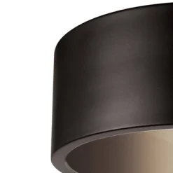 1 Light Teagan Outdoor Indoor Flush Mount Ceiling Dark Bronze - Globe Electric -Adesso Sales Store GUEST bca77ba6 aa03 4f98 9617 a213d0227143