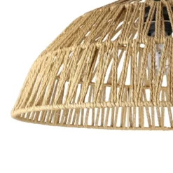 77" Metal And Rattan Bowl Boho Floor Lamp Black - River Of Goods -Adesso Sales Store GUEST bda4301f 3ead 4baa 8a27 a4d02468eec0