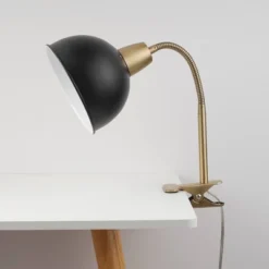 20" Zuri Clip-Arm Table Lamp With Shade Black - Globe Electric -Adesso Sales Store GUEST c058434b 5551 45fc ba5d 596a233ad034