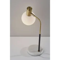 Corbin Desk Lamp Antique Brass Black - Adesso -Adesso Sales Store GUEST c2e89e11 71f6 488c 8712 66b7682c93e5