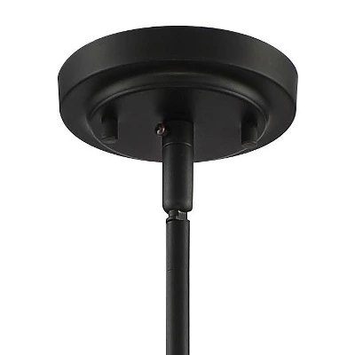 Regency Hill Aurine Matte Black Pendant Chandelier 18" Wide Modern Clear Crystal Glass Leaf 5-Light Fixture For Dining Room Foyer House Kitchen Island 4 Regency Hill Aurine Matte Black Pendant Chandelier 18" Wide Modern Clear Crystal Glass Leaf 5-Light Fixture For Dining Room Foyer House Kitchen Island - Image 4