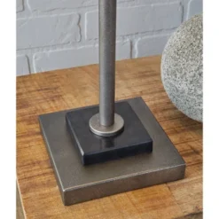 26.38" Belldunn Antique Pewter Metal Table Lamp - Signature Design By Ashley -Adesso Sales Store GUEST c66896af 7304 4cd4 84dc 19e1befffae5