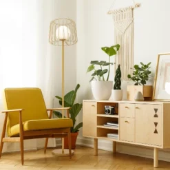 62.75" Lucas Caged Globe Shade Floor Lamp - River Of Goods -Adesso Sales Store GUEST c9286422 4926 4fed b05a 1297c07e6d96