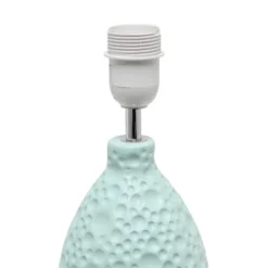 14.17" Traditional Ceramic Texture Thumbprint Tear Drop Table Desk Lamp With Tapered White Shade Blue - Creekwood Home 8 14.17" Traditional Ceramic Texture Thumbprint Tear Drop Table Desk Lamp With Tapered White Shade Blue - Creekwood Home -Adesso Sales Store GUEST caed3d37 769f 4490 b5ad 35aae48e4331