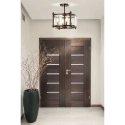 15" Iron And Glass Hampdon Modern Drum LED Flush Mount Black - Jonathan Y 8 15" Iron And Glass Hampdon Modern Drum LED Flush Mount Black - Jonathan Y -Adesso Sales Store GUEST ce60d1e7 fe8c 4558 9e52 0e93b7dce033