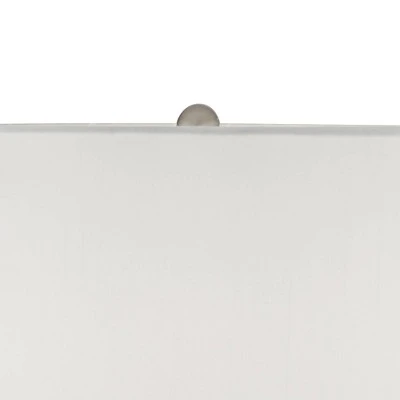 360 Lighting Marcus Modern Table Lamps 30" Tall Set Of 2 Mercury Glass Column White Drum Shade For Bedroom Living Room Bedside Nightstand Office Home 2 360 Lighting Marcus Modern Table Lamps 30" Tall Set Of 2 Mercury Glass Column White Drum Shade For Bedroom Living Room Bedside Nightstand Office Home - Image 2