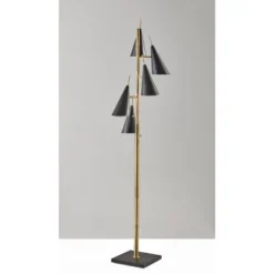 71.5" Owen Tree Lamp Black - Adesso -Adesso Sales Store GUEST d4c298a9 984a 428d 9a7a fc2af7eb43b1