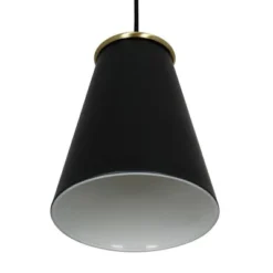 10.38" Metal Pendant Ceiling Light Black - Cresswell Lighting -Adesso Sales Store GUEST d673bb70 8da6 408a 993b 933c730caf7a
