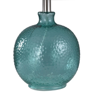 Glass Table Lamp Blue - StyleCraft 2 Glass Table Lamp Blue - StyleCraft - Image 2