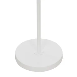 54.5" Mid-Century And Antique Brass Adjustable Metal Floor Lamp White - Cresswell Lighting -Adesso Sales Store GUEST da7128a0 340b 47bf b0ae 13667cbe316e