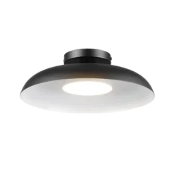1-Light LED Integrated Matte Black Flush Mount Ceiling Light - Globe Electric -Adesso Sales Store GUEST da97c2cd 8e47 4722 95ae 08120ae15e51