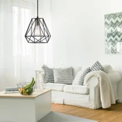 1 Light Sansa Plug-in Or Hardwire Pendant Lighting Dark Bronze - Globe Electric -Adesso Sales Store GUEST de000bcf 4e90 4222 b609 e3e1669c6ec4