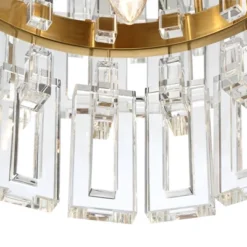 Vienna Full Spectrum Luxum Burnished Brass Chandelier 18 3/4" Wide Modern Tiered Crystal 6-Light Fixture For Dining Room House Foyer Kitchen Island -Adesso Sales Store GUEST ded4f993 e990 4abd ad44 17b4c60e5dcb