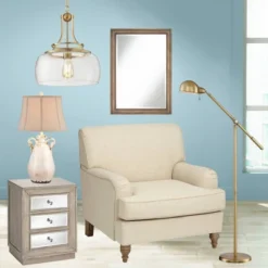 360 Lighting Dawson Traditional Pharmacy Floor Lamp 55" Tall Brass Metal Adjustable Boom Arm Dome Head For Living Room Reading Bedroom Office -Adesso Sales Store GUEST e1bc0a7a 14cd 409d aade 2cdbc8909a56