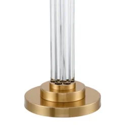 Possini Euro Design Cadence Modern Floor Lamp Standing 62" Tall Crystal Glass Column Satin Brass Linen Drum Shade For Living Room Bedroom Office House 12 Possini Euro Design Cadence Modern Floor Lamp Standing 62" Tall Crystal Glass Column Satin Brass Linen Drum Shade For Living Room Bedroom Office House -Adesso Sales Store GUEST e576c843 92ff 47da 8801 a1d6d6f1dbe0