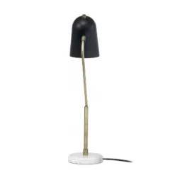 Asymmetrical Marble And Metal Desk Lamp With Sloped Shade Antique Brass - Lalia Home -Adesso Sales Store GUEST e62527f3 5c17 4875 a22c 4c876cf3c0ae