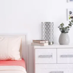 Tree Bark Pattern Uplight Table Lamp Medium Silver (Includes LED Light Bulb) - Lavish Home 9 Tree Bark Pattern Uplight Table Lamp Medium Silver (Includes LED Light Bulb) - Lavish Home -Adesso Sales Store GUEST e656b294 9e9f 47d4 8a92 17e0b97348bd