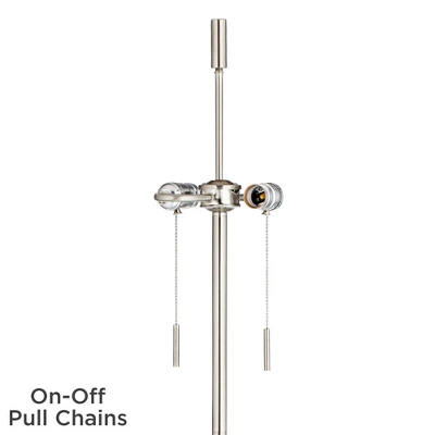 360 Lighting Abba Modern Floor Lamp Standing 65" Tall Brushed Steel Gold Floral Black Velvet Fabric Drum Shade For Living Room Bedroom Office House 2 360 Lighting Abba Modern Floor Lamp Standing 65" Tall Brushed Steel Gold Floral Black Velvet Fabric Drum Shade For Living Room Bedroom Office House - Image 2