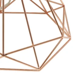 Geometric Wired Table Lamp With Fabric Shade Rose Gold - Lalia Home -Adesso Sales Store GUEST e9c2d93a a1b1 4afb 982e 949c7380f536