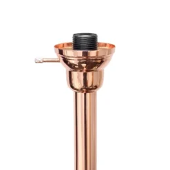 3 Light Floor Lamp With Scalloped Glass Shade Rose Gold - Elegant Designs -Adesso Sales Store GUEST ea0c5e9c 9b33 4466 bd40 c05c068fb0bf