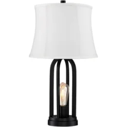 360 Lighting Marcel Industrial Table Lamps 24 1/4" High Set Of 2 Black With USB Charging Port And Nightlight LED Cream Shade For Bedroom Bedside Desk 12 360 Lighting Marcel Industrial Table Lamps 24 1/4" High Set Of 2 Black With USB Charging Port And Nightlight LED Cream Shade For Bedroom Bedside Desk -Adesso Sales Store GUEST ea3a164c fa0b 40e2 a3ea 4302b9441968