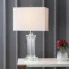 26.5" Crystal Ophelia Table Lamp (Includes LED Light Bulb) Clear - JONATHAN Y