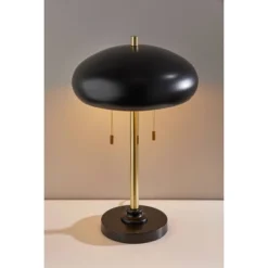 Cap Table Lamp Black - Adesso -Adesso Sales Store GUEST eb5dbff4 8fb1 4fe6 bea9 80c9a01247b3